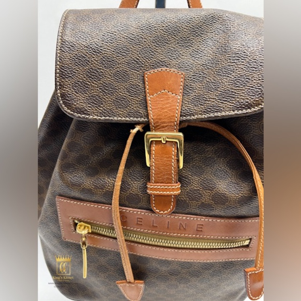 Celine leather backpack - Picture 2 of 16